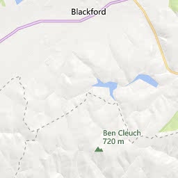Map of Auchterarder