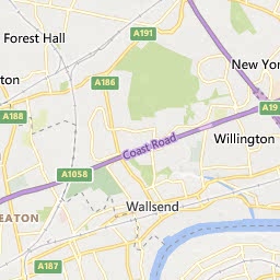 Map of Wallsend