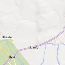 Map of Bala