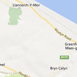 Map of Holywell