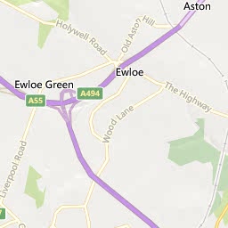 Map of Buckley