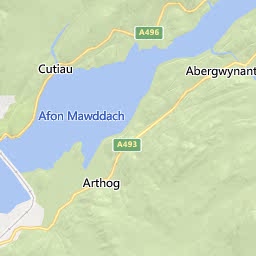 Map of Dolgellau