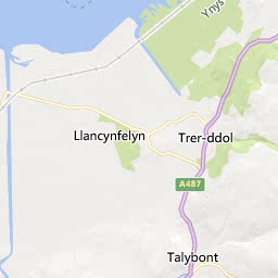 Map of Aberdovey