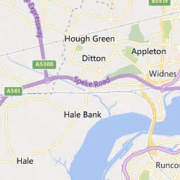 Map of Widnes