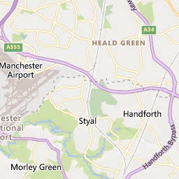 Map of Wilmslow