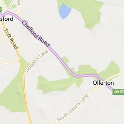 Map of Knutsford