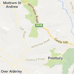 Map of Prestbury
