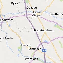 Map of Northwich