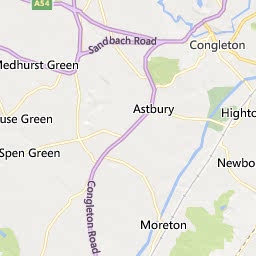 Map of Congleton