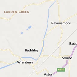 Map of Nantwich