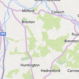 Map of Lichfield