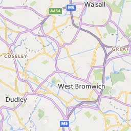 Map of Lichfield