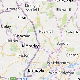 Map of Nottingham