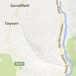 Map of Cwmavon