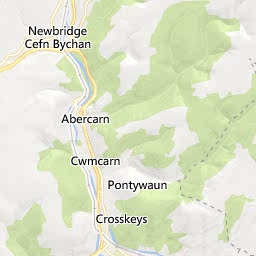 Map of Cwmbran