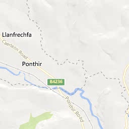 Map of Llantarnam