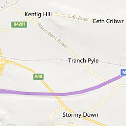 Map of Porthcawl