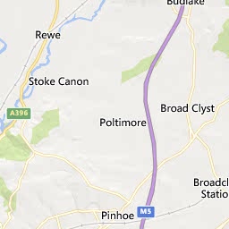 Map of Exeter