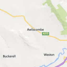 Map of Honiton