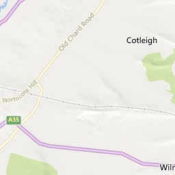 Map of Honiton