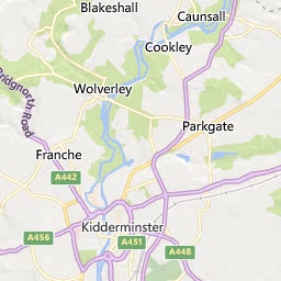 Map of Bewdley