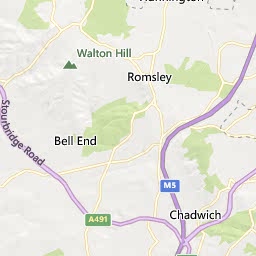 Map of Belbroughton