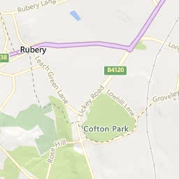 Map of Barnt Green