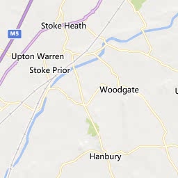 Map of Bromsgrove