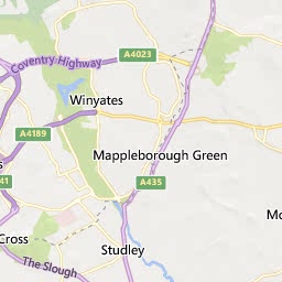 Map of Redditch