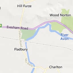 Map of Evesham