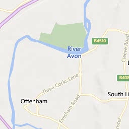 Map of Evesham
