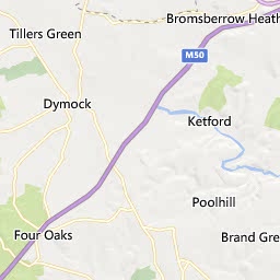 Map of Newent