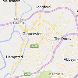 Map of Gloucester
