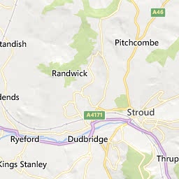 Map of Stroud