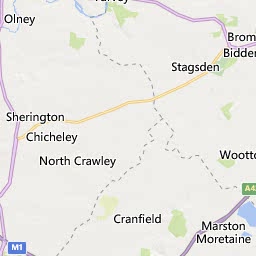 Map of Milton Keynes