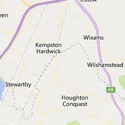 Map of Bedford