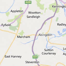 Map of Oxford