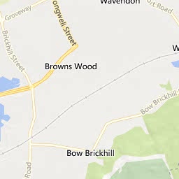 Map of Woburn Sands