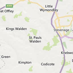 Map of St. Albans