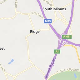 Map of Potters Bar
