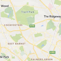 Map of Cheshunt