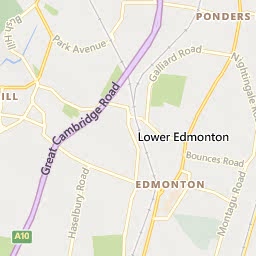 Map of Edmonton