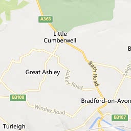 Map of Bradford-On-Avon