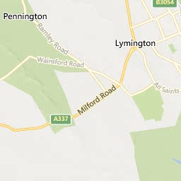 Map of Lymington