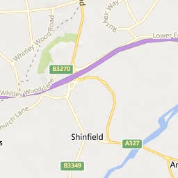 Map of Lower Earley