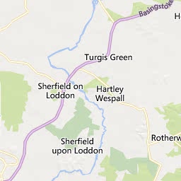 Map of Basingstoke