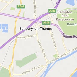 Map of Ashford
