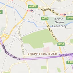 Map of Kensington