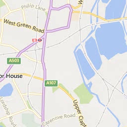 Map of Walthamstow