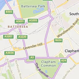 Map of Kensington